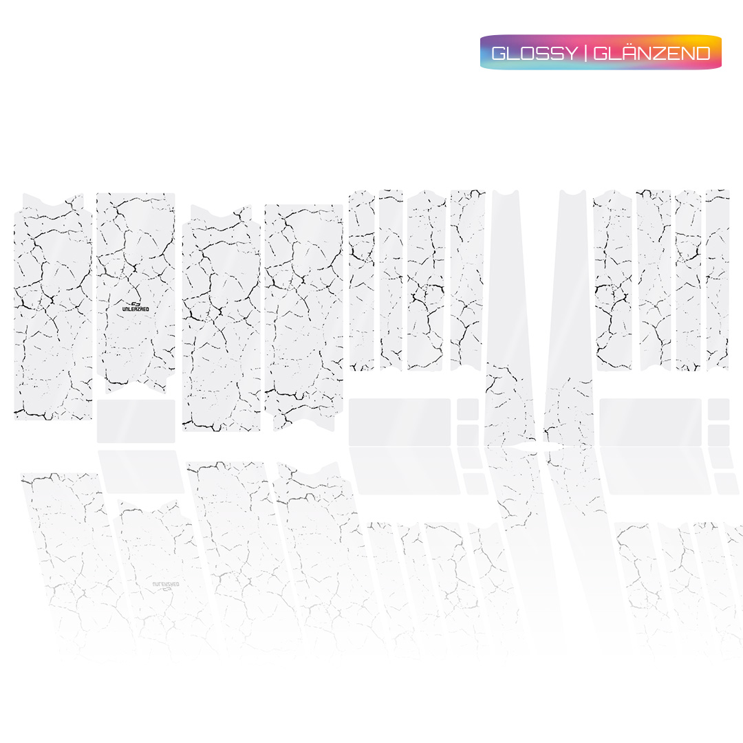 frame protection film Gravel Bike BPG01 Fragment black glossy - unleazhed