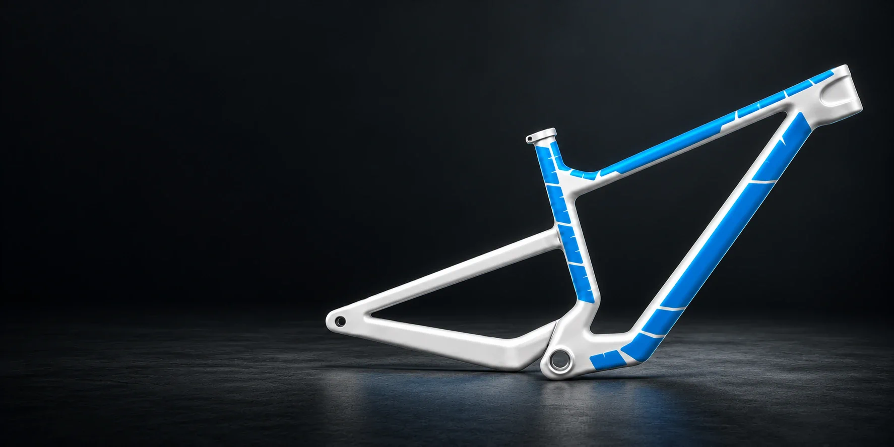 Studio illustration of L · Main frame with protection shown in blue