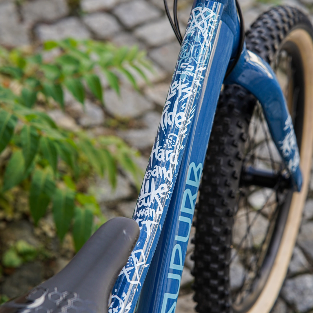 Kids frame protection foil Ride It white - unleazhed matt