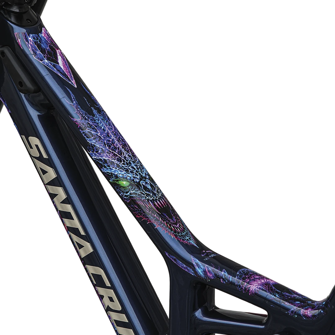 Frame Protection S Top Tube glossy Venom void color - unleazhed