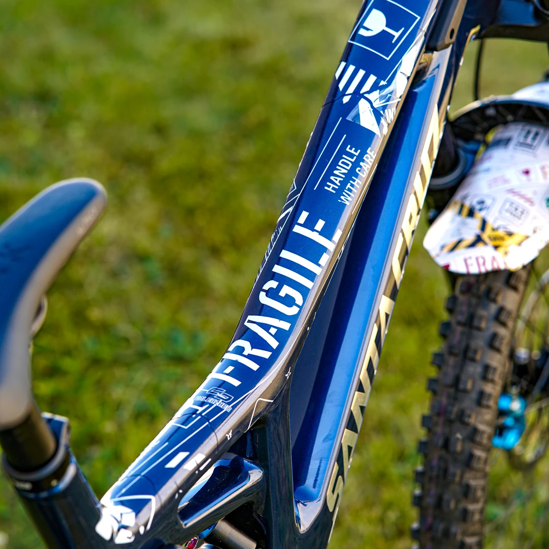 Frame Protection XXL matt Fragile white - unleazhed