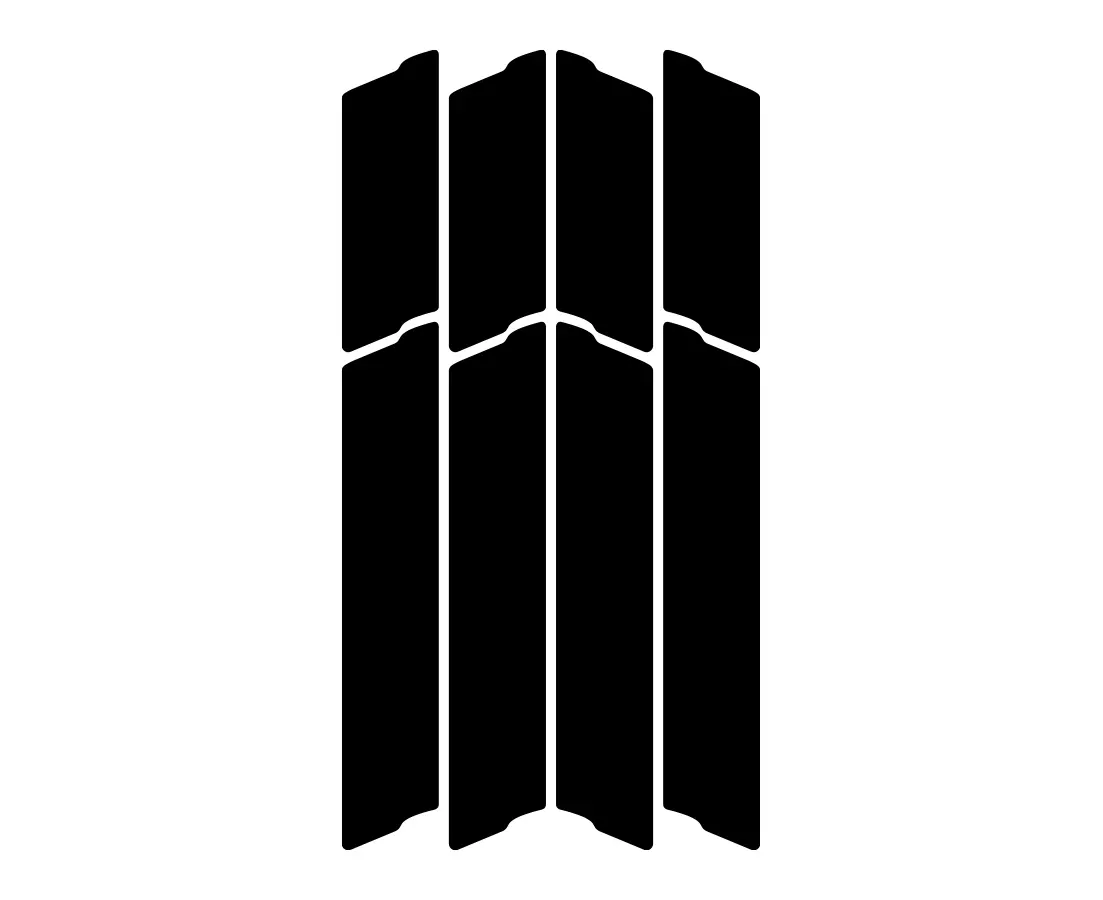 Fahrrad Reflektoren L02 schwarz - Unleazhed