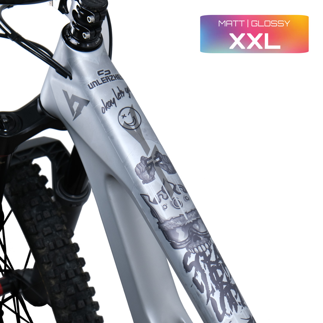 Rahmenschutzfolie XXL Downhill 24 black - unleazhed