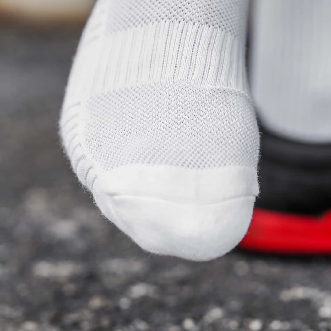 MTB Socken snazy 2x white-black - Unleazhed